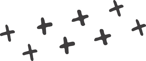 Obraz premium Abstract organic shape doodle