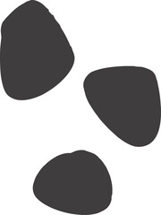 Abstract organic shape doodle