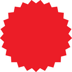 Red starburst, badge, sticker, special offer, sunburst, burst, stamp, labels and badges vector