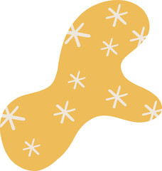 Abstract organic shape doodle