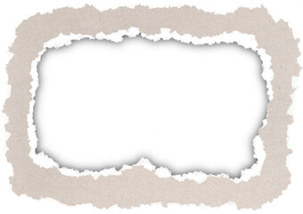 Obraz premium torn paper elements on the sides