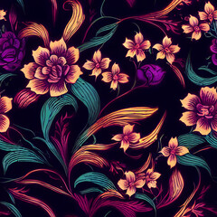 seamless floral background