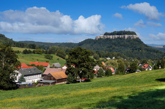Pfaffendorf mit Festung K&ouml;nigstein