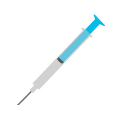 シンプルな注射器のイラスト