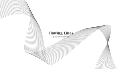 Flowing line style background design