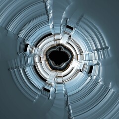 Fototapeta premium Fractal complex color - Mandelbrot set detail, digital artwork for creative graphic design