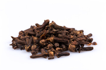 Cloves isolated on white background