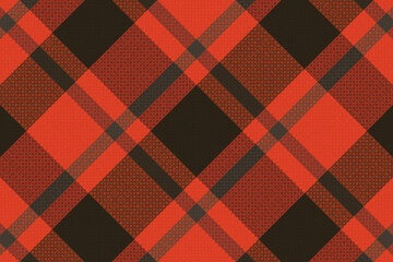 Tartan Plaid With Night Color Pattern.
