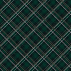 Tartan seamless pattern, black, green, white, can be used in the design of fashion clothes. Bedding sets, curtains, tablecloths, notebooks, gift wrapping paper