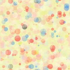 Seamless pattern with different circles. Vector file for designs