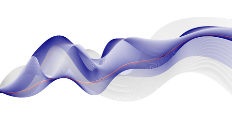 Colorful Abstract Wave for your design, banner, background, wallpaper
