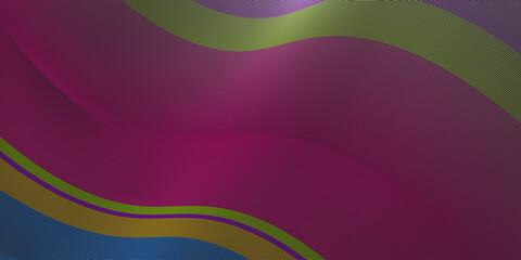 Colorful Abstract Wave for your design, banner, background, wallpaper