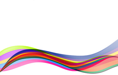 Colorful Abstract Wave for your design, banner, background, wallpaper