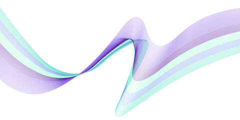 Colorful Abstract Wave for your design, banner, background, wallpaper