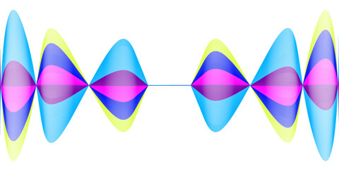 Colorful Abstract Wave for your design, banner, background, wallpaper