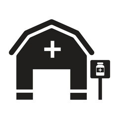 Obraz premium Vaccine, immunity icon