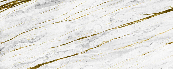 White marble granite stone with striping golden lines