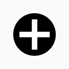 Add or Plus Icon - Vector.