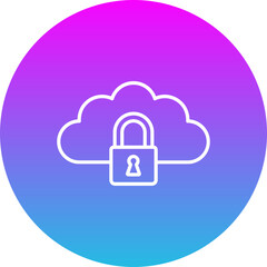 Cloud Lock Icon