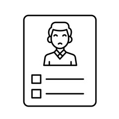 Find cv vector icon easily modify

