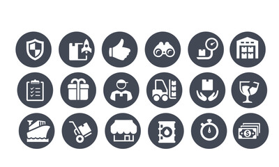 Delivery Icons vector design