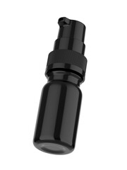 Blank pump cosmetic container mockup, 3d render illustration.
