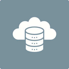 Cloud Database Icon
