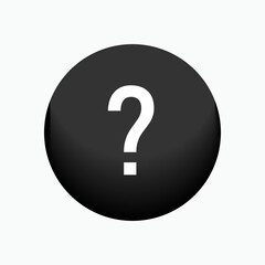 Question Mark Icon - Vector, Sign and Symbol for Design, Presentation, Website or Apps Elements.