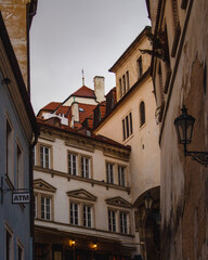 Prague old buildings