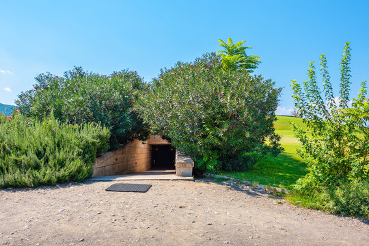 Royal Tombs in Vergina. Macedonia, Greece