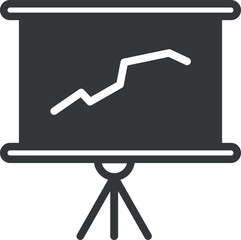 graphic panel icon.filled graphic panel icon from business collection. flat glyph vector isolated on white background. Editable graphic panel symbol can be used web and mobile