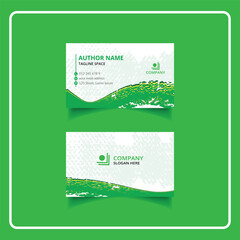 Clean modern and corporate luxury business card design template or visiting card design
