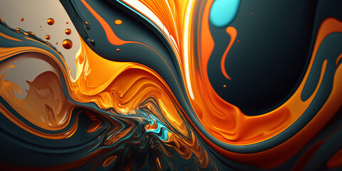 Oil abstract illustration 