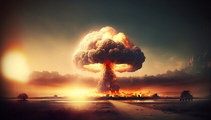 nuclear war, nuclear explosion, nuclear war, nuclear mushroom