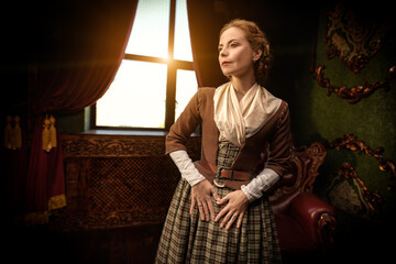 beautiful aristocratic girl