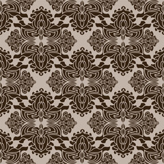 Indian ornament pattern .Can be used for designer wallpapers, for textile, packaging, printing or any desired idea. Different elements of paisley.Vector Image. Seamless image. 