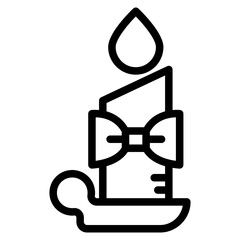 Christmas candle line 