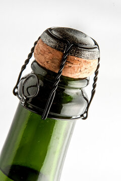 champagne bottle and cork