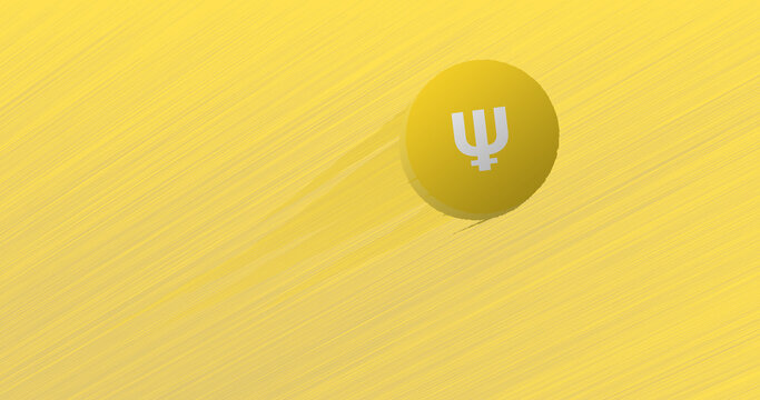 February 13 2023 Illustration of the crypto asset token XPM coin take off, unstick, skyrocketing in a bull run. Rise of Primecoin 