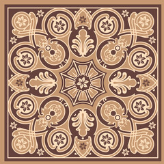 Seamless pattern. Beautiful blooming realistic isolated flowers. Vintage background fabric wildflowers. Wallpaper baroque. Drawing engraving sketch Vector victorian style illustration