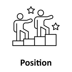 Position vector icon easily modify

