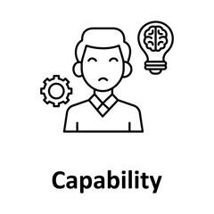 Management vector icon easily modify

