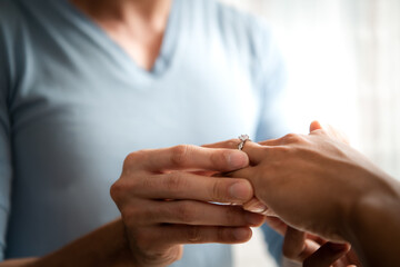 LGBT couples have shown their love for each other by wearing engagement rings. to confirm that they...