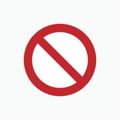 Stop Icon - Vector Sign and Symbol for Design, Presentation, Website or Apps Elements.    