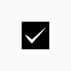 Checkmark Icon - Vector, Sign and Symbol for Design, Presentation, Website or Apps 