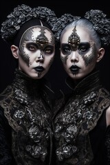 Twin nuns of terror. Generative ai. 