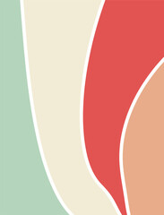  Summer vintage retro background shapes