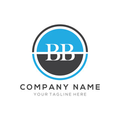 BB letter logo design template elements. BB letter vector logo.