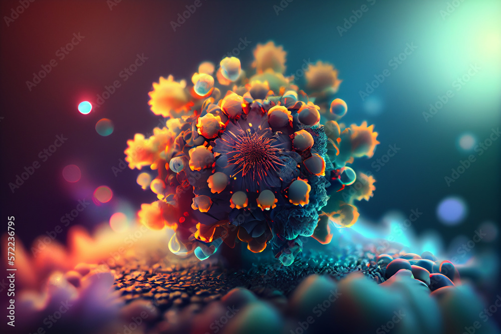 Poster beautiful abstract bright bokeh background