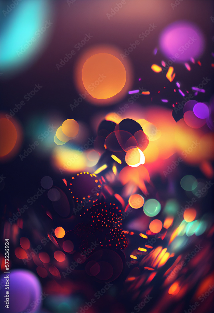Poster beautiful abstract bright bokeh background